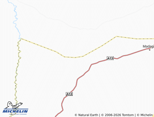 MICHELIN Komda map - ViaMichelin