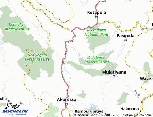 Carte MICHELIN Kotagala - ViaMichelin
