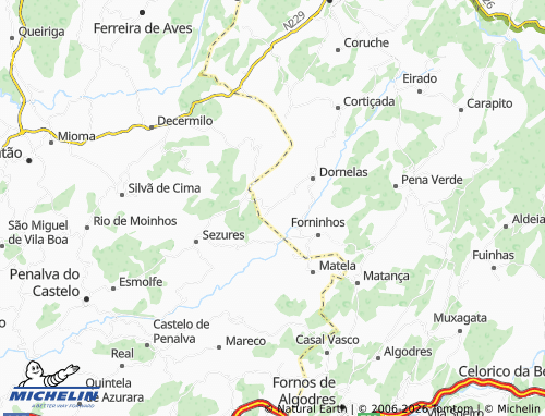 Mapa MICHELIN Colherinhas de Cima - ViaMichelin