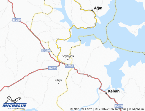 MICHELIN Kopuzlu map - ViaMichelin