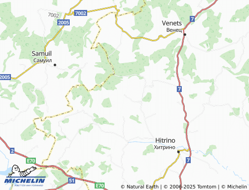 MICHELIN Boyan map - ViaMichelin