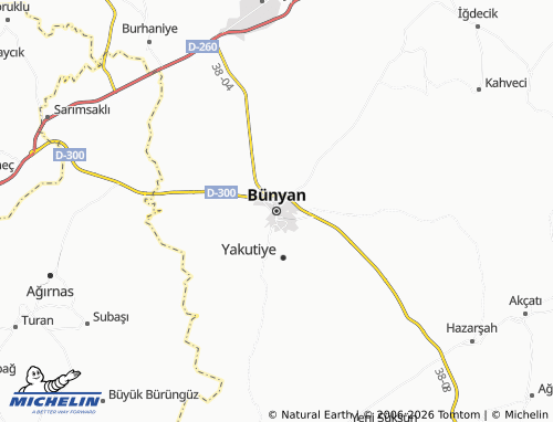 Mappa MICHELIN Bünyan - ViaMichelin
