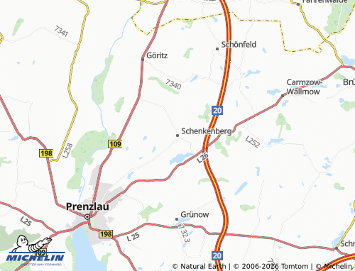 MICHELIN Schenkenberg map - ViaMichelin