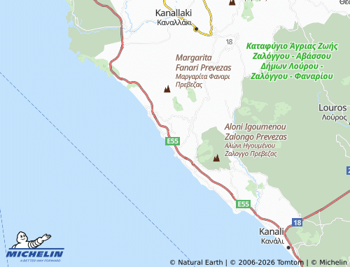 MICHELIN Lygia map - ViaMichelin
