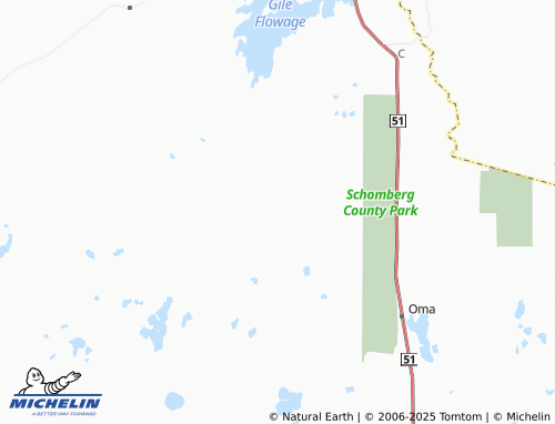MICHELIN Carey map - ViaMichelin
