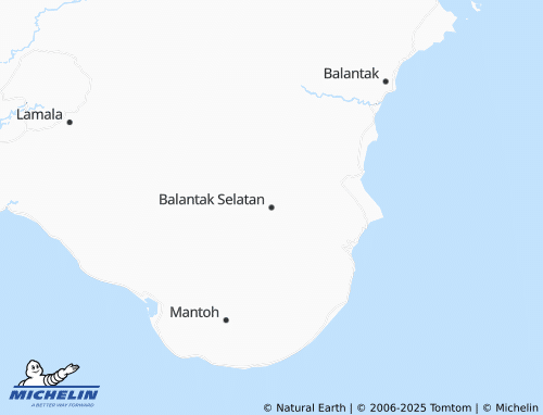 MICHELIN Balantak Selatan map - ViaMichelin