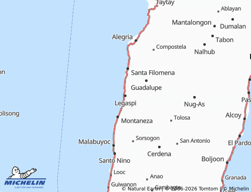 MICHELIN Legaspi map - ViaMichelin