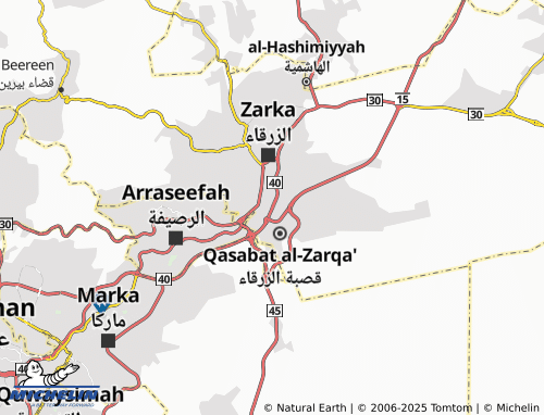 MICHELIN-Landkarte al-Thawrah al-'Arabiyyah al-Kubra - ViaMichelin