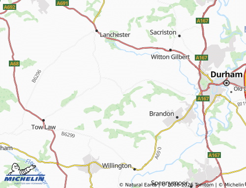 Mappa MICHELIN Esh Winning - ViaMichelin