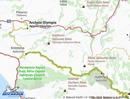 Carte MICHELIN Neo Chorio - ViaMichelin