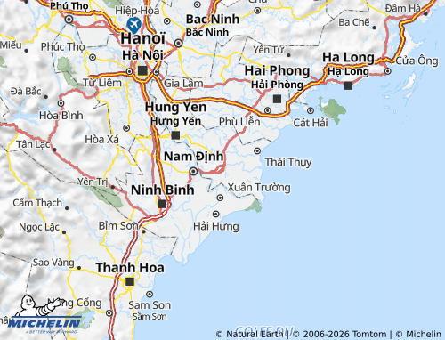 MICHELIN Thai Binh map - ViaMichelin