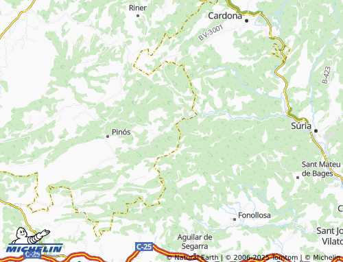 MICHELIN Casa de Bons Fills map - ViaMichelin