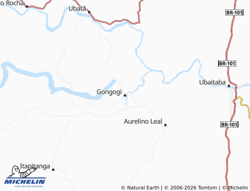 Mappa MICHELIN Gongogi - ViaMichelin