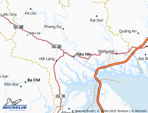 MICHELIN Tiên Yên map - ViaMichelin