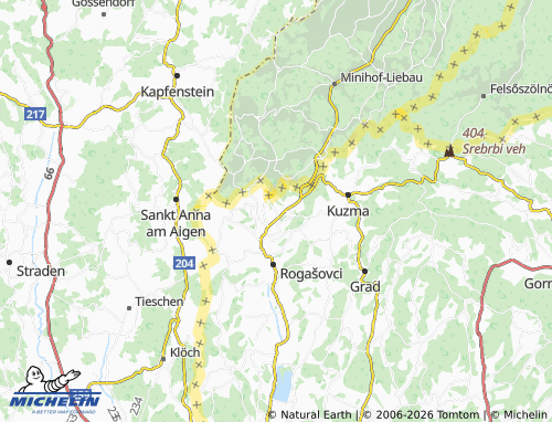 MICHELIN Sotina map - ViaMichelin