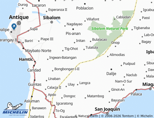 MICHELIN Igparas map - ViaMichelin