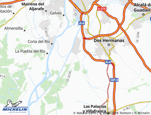 MICHELIN-Landkarte La Hermandad - ViaMichelin