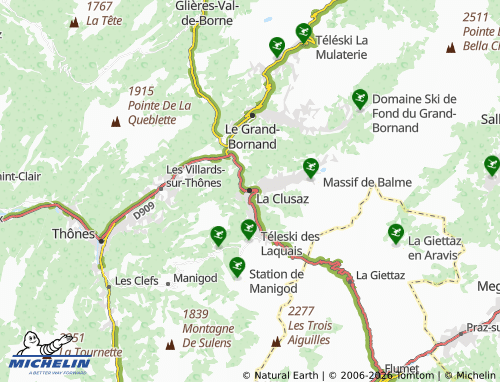 Carte MICHELIN La Clusaz - ViaMichelin