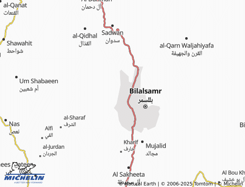 MICHELIN-Landkarte al-'Aynayn - ViaMichelin