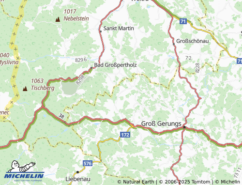 MICHELIN-Landkarte Münzbach - ViaMichelin