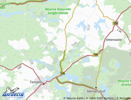 MICHELIN-Landkarte Klosterwalde - ViaMichelin