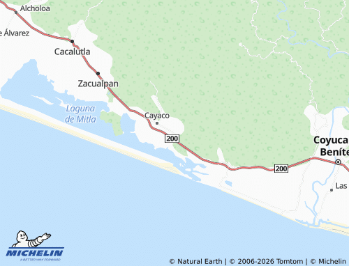 MICHELIN El Papayo Centro map - ViaMichelin