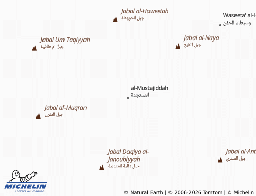 Carte MICHELIN al-Mustajiddah - ViaMichelin