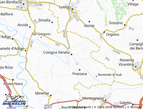 Mappa MICHELIN Cologna Veneta - ViaMichelin