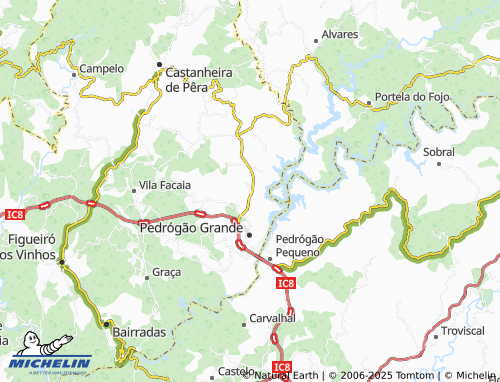 Mapa MICHELIN Senhor dos Aflitos - ViaMichelin