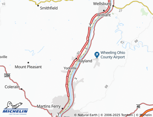 MICHELIN Rayland map - ViaMichelin