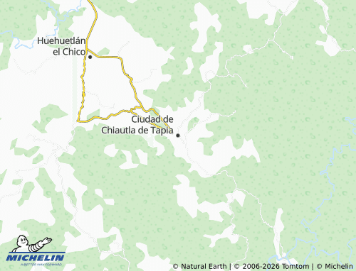 Mappa MICHELIN Ciudad de Chiautla de Tapia - ViaMichelin