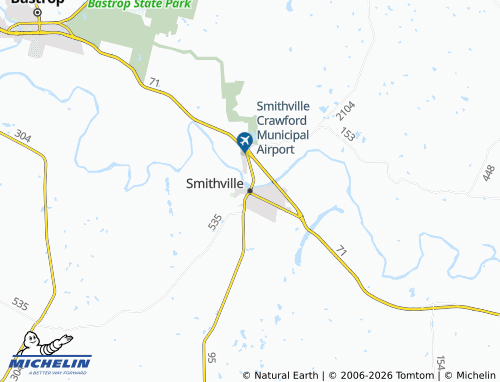 Carte MICHELIN Smithville - ViaMichelin