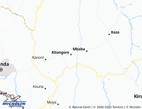 MICHELIN Kitongore map - ViaMichelin