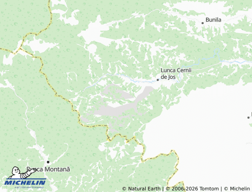 Mappa MICHELIN Valea Babii - ViaMichelin