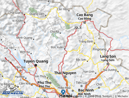 MICHELIN-Landkarte Bac Kan - ViaMichelin