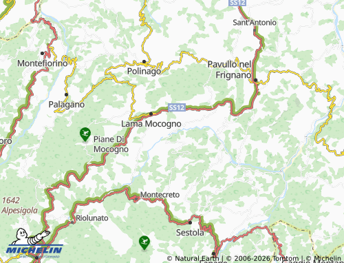 MICHELIN-Landkarte Pian della Valle - ViaMichelin