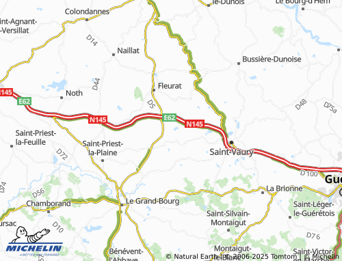 MICHELIN Chantereine map - ViaMichelin