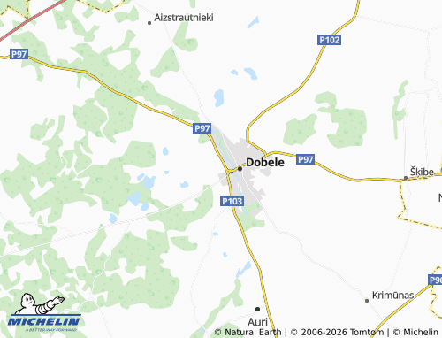 Mapa MICHELIN Liepziedi - ViaMichelin