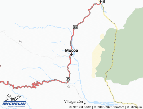 Mappa MICHELIN Mocoa - ViaMichelin