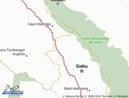 MICHELIN Sibaruang map - ViaMichelin