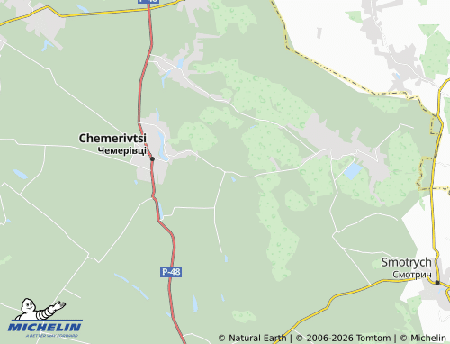 MICHELIN Yampilchyk map - ViaMichelin