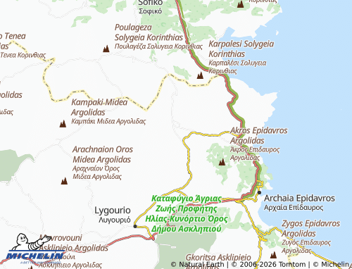 MICHELIN Nea Dimaina map - ViaMichelin