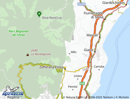 MICHELIN Contrada Zappino map - ViaMichelin