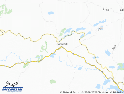 Carte MICHELIN Cootehill - ViaMichelin