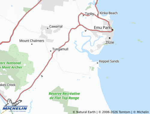 Mapa MICHELIN Coowonga - ViaMichelin