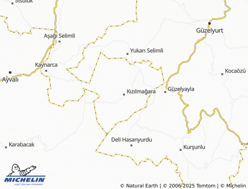 MICHELIN Kızılmağara map - ViaMichelin