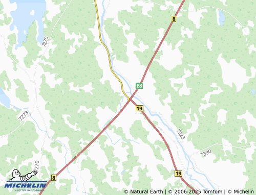 MICHELIN Ytterjeppo map - ViaMichelin