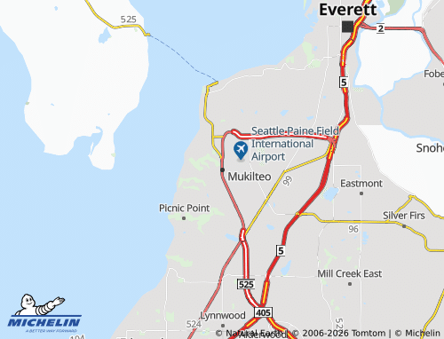 Kaart MICHELIN Mukilteo - ViaMichelin