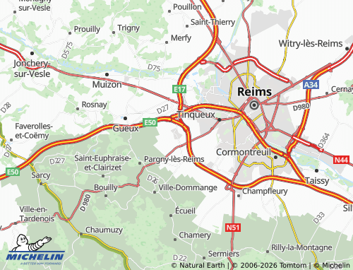 Mapa MICHELIN Ormes - ViaMichelin
