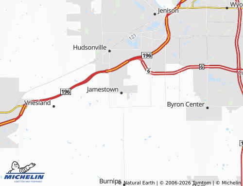 Mappa MICHELIN Jamestown - ViaMichelin